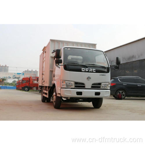 3-5 Ton Dongfeng Captain 4X2 Cargo Van Truck